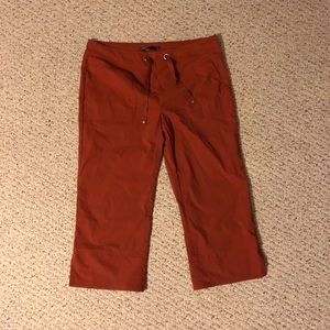 PRANA dark orange capris